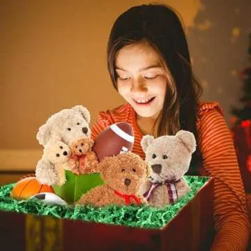 DIYASY Crinkle Cut Paper Shred Filler, 8.8 oz Green Shredded Paper for Gift Wrapping Basket Filling Raffia Paper Gift Box Grass Christmas Easter Birthdays Decorations