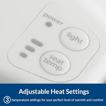 Bemis Heated Toilet Seat with Night Light and Soft Close
