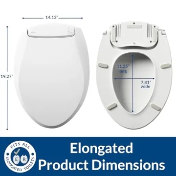 Bemis Heated Toilet Seat with Night Light and Soft Close