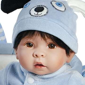 Realistic Reborn Baby Doll Finn & Sparky with Accessories