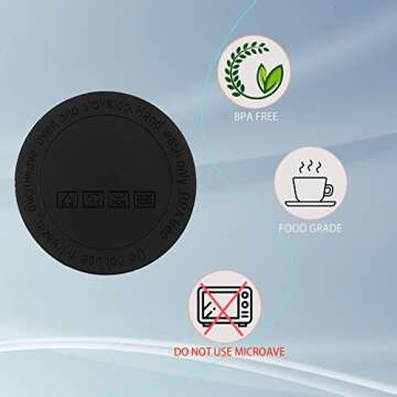 Stylish Silicone Tumblers Bottoms - 20 PCS Non-Slip Set