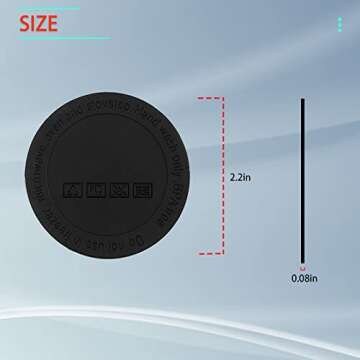 Stylish Silicone Tumblers Bottoms - 20 PCS Non-Slip Set