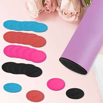 Stylish Silicone Tumblers Bottoms - 20 PCS Non-Slip Set