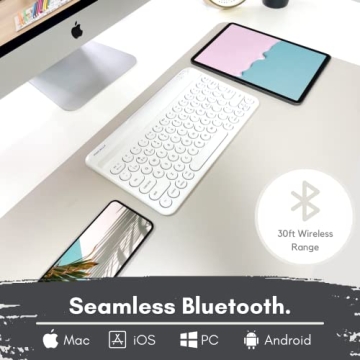 Stylish Macally Bluetooth Keyboard for iPad and iPhone