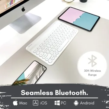 Stylish Macally Bluetooth Keyboard for iPad and iPhone