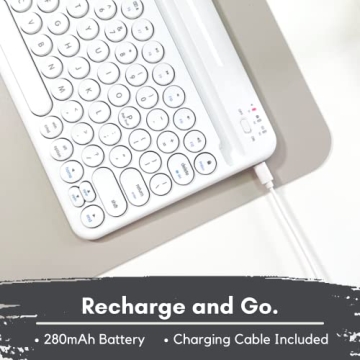 Stylish Macally Bluetooth Keyboard for iPad and iPhone