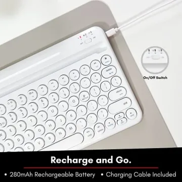 Stylish Macally Bluetooth Keyboard for iPad and iPhone
