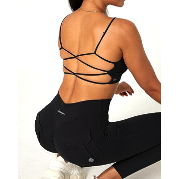 Danysu Backless Sports Bra Soft and Stylish for Yoga