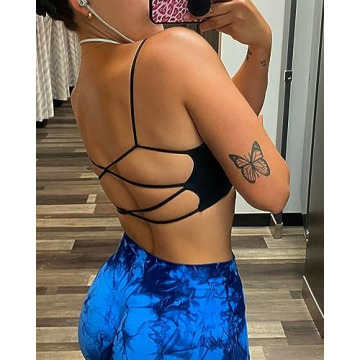 Danysu Backless Sports Bra Soft and Stylish for Yoga