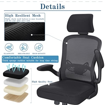 Ergonomic Office Chair with Lumbar Support for Home Office