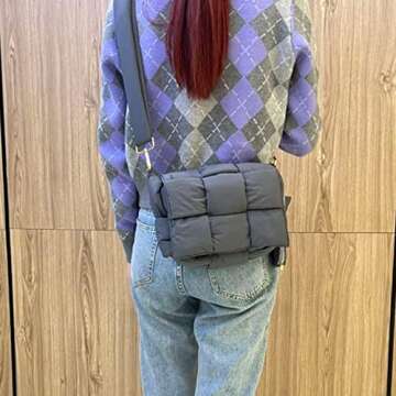 NAARIIAN Puffer Woven Purse – Fashionable & Functional Handbag