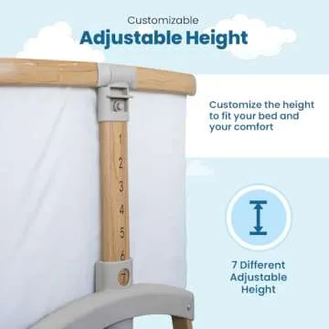 Stylish Motherly Haven Baby Bassinet Bedside Sleeper