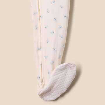 Snug-Fit Cotton Footed Pajamas for Little Ones