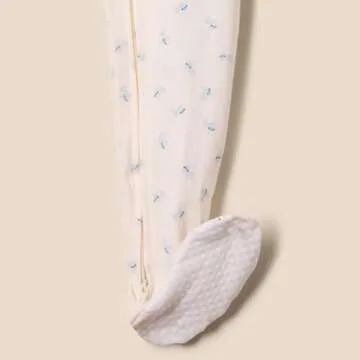 Snug-Fit Cotton Footed Pajamas for Little Ones