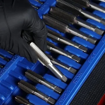 ABN Large Tap and Die Set - 110 Piece Bolt and Pipe Set