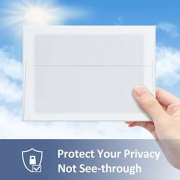 ValBox A2 Invitation Envelopes 4.375x5.75" White Envelopes Self Seal for Invitations, Photos, Wedding, Announcements, Thank you Notes, RSVP, Greeting Cards, 4-3/8 x 5-3/4 Inches (Pack of 200)