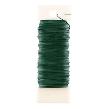 LOKIPA Floral Tools Set Floral Tape Pearl Head Pins and Paper Porcelain Floral Wire Stem for Floral Arrangement Accessories for Bouquet Stem Wrap Wedding Bouquet Flower