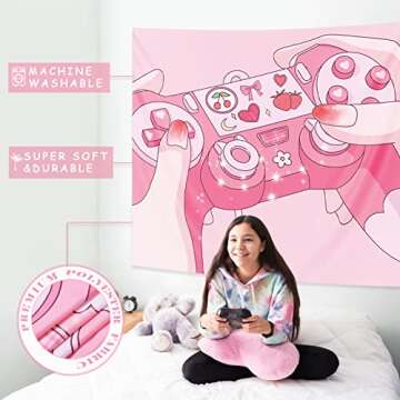 Cutecore Anime Tapestry for Teen Girl Bedrooms