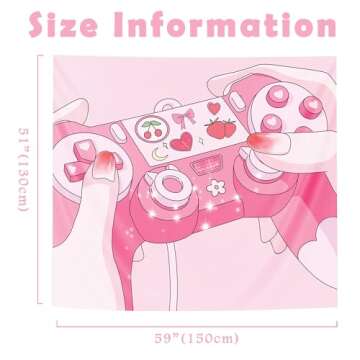 Cutecore Anime Tapestry for Teen Girl Bedrooms