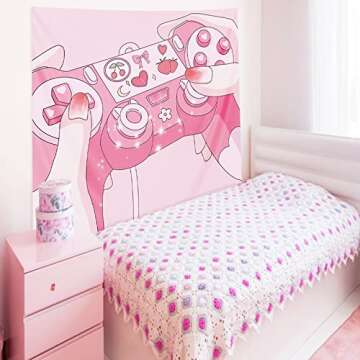 Cutecore Anime Tapestry for Teen Girl Bedrooms