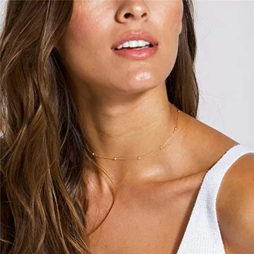 Turandoss 14K Gold Plated Layered Butterfly Necklace