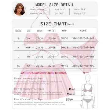 DaiLiWei 3 Piece Metallic Swimsuits for Women