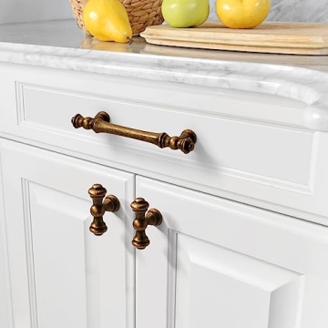 Asidrama Antique Brass Cabinet Handles - Elegant Design Solution