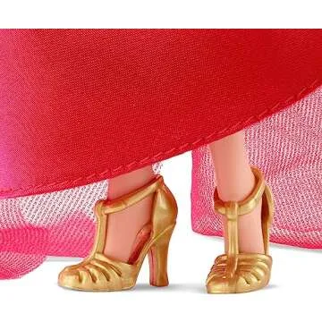 Barbie Inspiring Women Doll, Anna May Wong Collectible Dressed in Red Gown with Golden Dragon Design