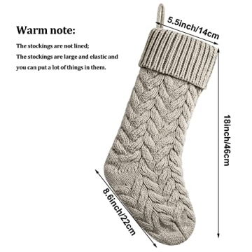 18 Inches Christmas Stockings for Stunning Holiday Decor