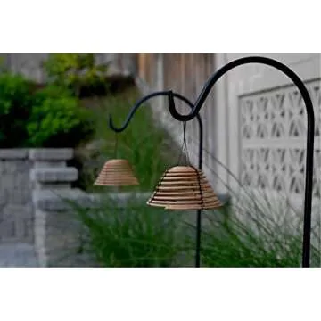 Rool Citronella Coils Outdoor, Hanging Citronella Candles Outdoor for Patio, Backyard and Camping Lighting, Citronella Oil Incense Stick Long Lasting 24 Hours Burn Time, 3 Pack (6")