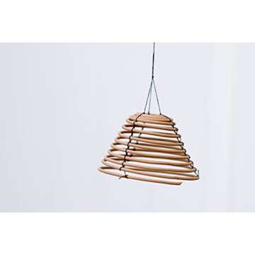 Rool Citronella Coils Outdoor, Hanging Citronella Candles Outdoor for Patio, Backyard and Camping Lighting, Citronella Oil Incense Stick Long Lasting 24 Hours Burn Time, 3 Pack (6")