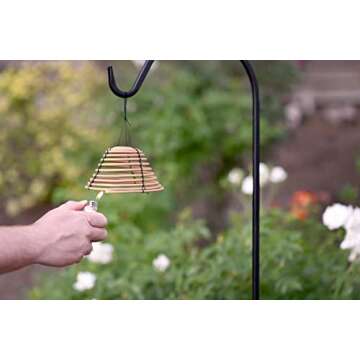 Rool Citronella Coils Outdoor, Hanging Citronella Candles Outdoor for Patio, Backyard and Camping Lighting, Citronella Oil Incense Stick Long Lasting 24 Hours Burn Time, 3 Pack (6")