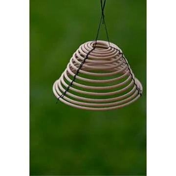 Rool Citronella Coils Outdoor, Hanging Citronella Candles Outdoor for Patio, Backyard and Camping Lighting, Citronella Oil Incense Stick Long Lasting 24 Hours Burn Time, 3 Pack (6")