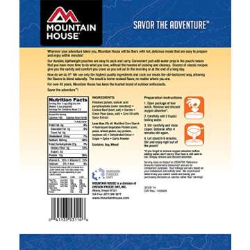 Mountain House Beef Stew, Pouch