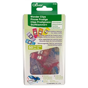 Clover Wonder Clips Assortment 50 pcs Perfect for Crafters