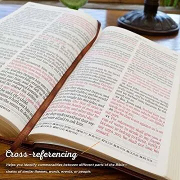 KJV Holy Bible, Giant Print Standard Size Faux Leather Red Letter Edition - Thumb Index & Ribbon Marker, King James Version, Teal Floral (KJV Standard GP Editions)