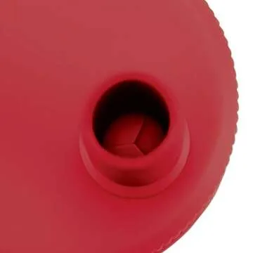 Tovolo Flow Pen 2.0 With Removable Cap 3-Cup Capacity Dispenser, Easy-Squeeze Batter Bottle With Mess-Free Valve for Pancake Art, Cayenne