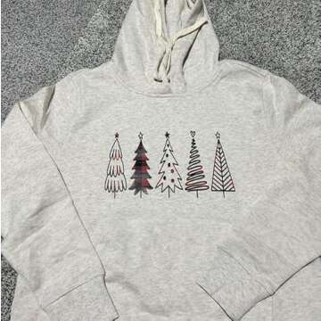 DGAGA Christmas Tree Self-Adhesive Silk Screen Stencils Pine Tree Screen Printing Transfer Mesh Sten...