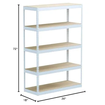 Durable MonsterRax Modular Garage Shelving for Storage Solutions
