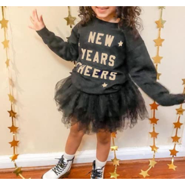 Adorable New Year's Eve Sweatshirt for Toddler