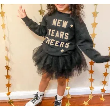 Adorable New Year's Eve Sweatshirt for Toddler