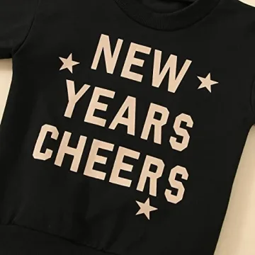 Adorable New Year's Eve Sweatshirt for Toddler