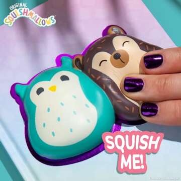 Original Squishmallows Squishy Diary Set, Includes 5 x 7 Diary, 60 Sheets, Kawaii Stickers, Pen, Fun...