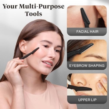 Kitsch Pro Dermaplaning Tool Set - 6 pc Facial Razors