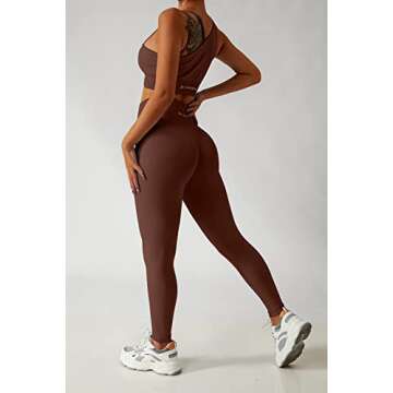 QINSEN Seamless Yoga Sports Bra & Leggings Set for Women