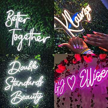 Custom Neon Signs for Wedding Birthday Party Home Decor
