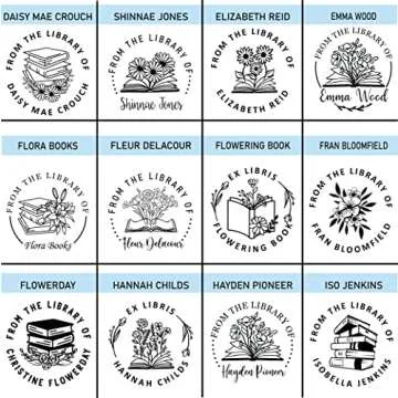 Custom Book Embosser by StampBoss with Unique Designs