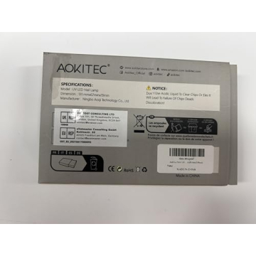 Aokitec Mini UV Nail Lamp - Portable Nail Dryer for Gel Polish