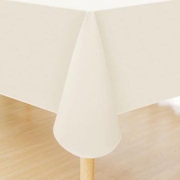 Smiry Rectangle Table Cloth 52x70 - Waterproof Dining & Outdoor Protector
