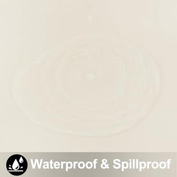 Smiry 52x70 Inch Waterproof Table Cloth - Beige